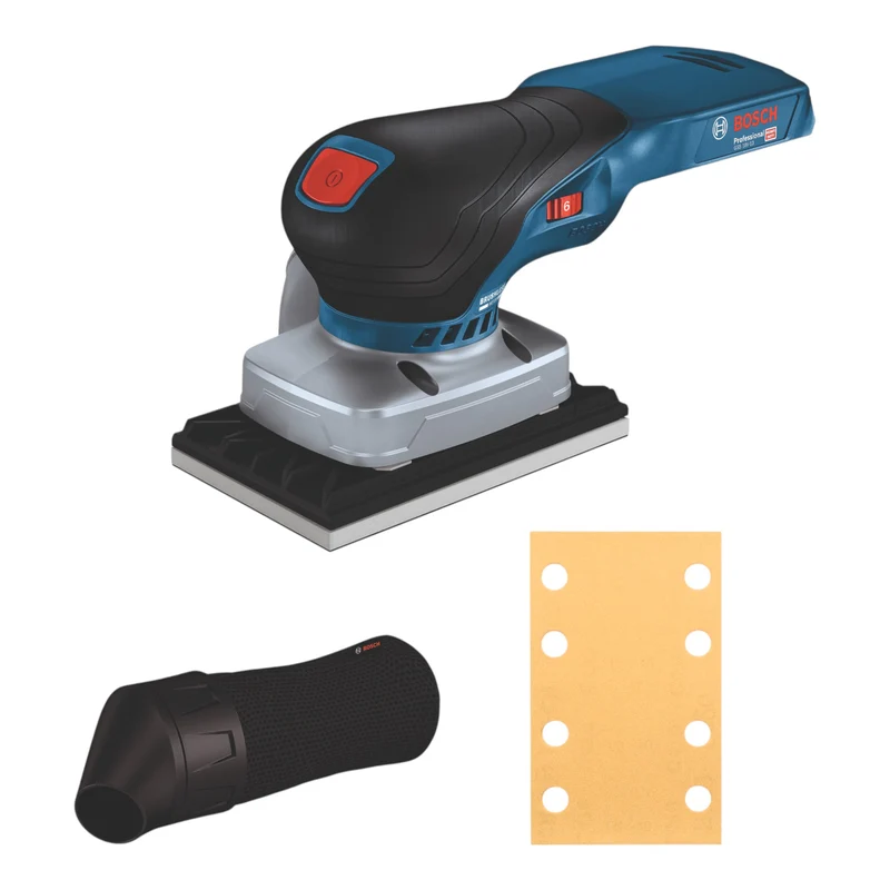 Bosch GSS 18V-13 Professional Akku Schwingschleifer 18 V 100 x 110 mm Solo ( 06019L0100 ) - ohne Akku, ohne Ladegerät