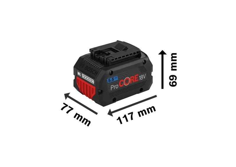 Bosch Akkupack 4x ProCORE18V 5.5Ah