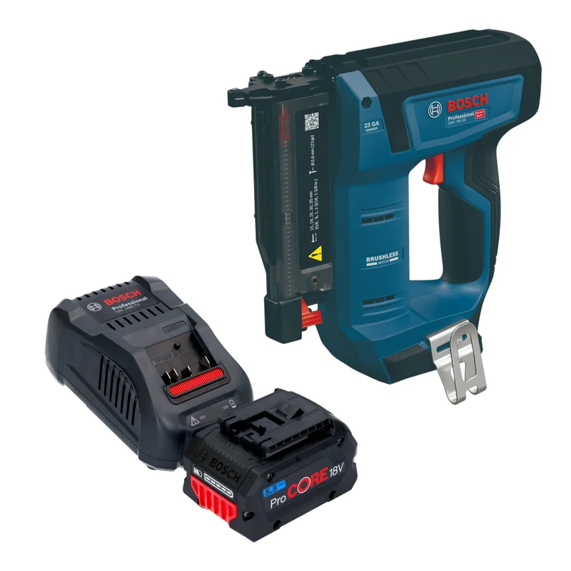 Bosch GNH 18V-35 Akku Holznagler 18 V 0,6 x 15 - 35 mm Brushless + 1x ProCORE Akku 5,5 Ah + Ladegerät