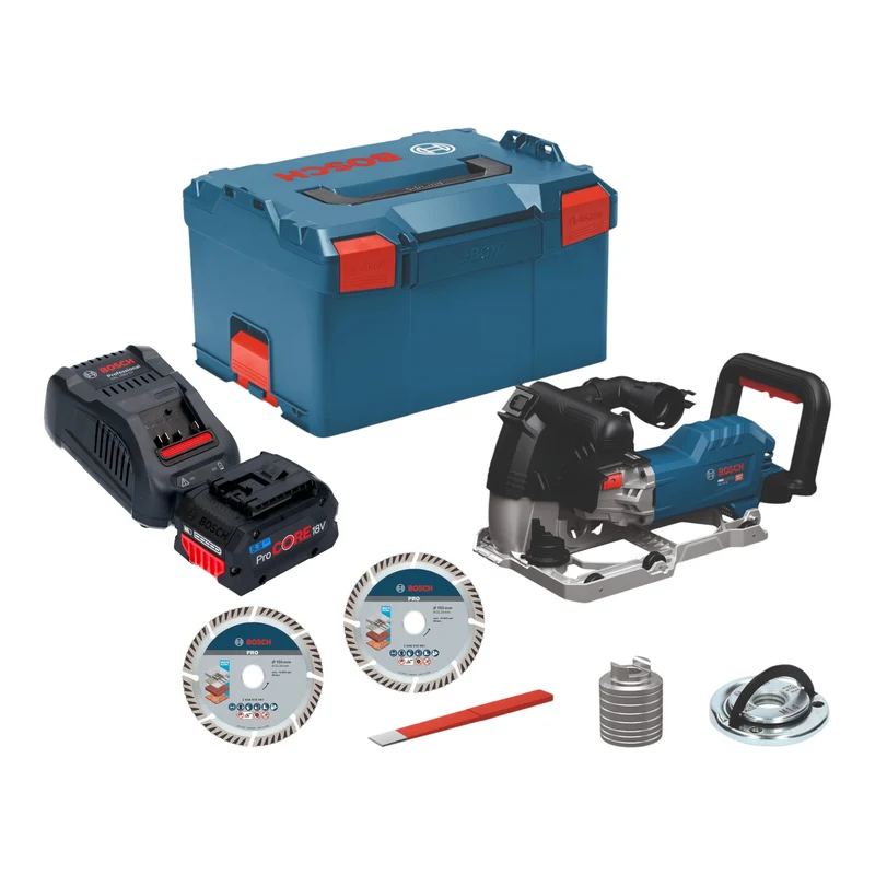Bosch GNF 18V-40 Akku Mauernutfräse 18 V 40 mm Brushless + 1x ProCORE Akku 5,5 Ah + Ladegerät + L-Boxx