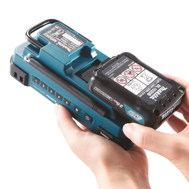 Makita DEBMR 052 Akku Radio 12 V max. FM / AM / AUX Solo - ohne Akku, ohne Ladegerät