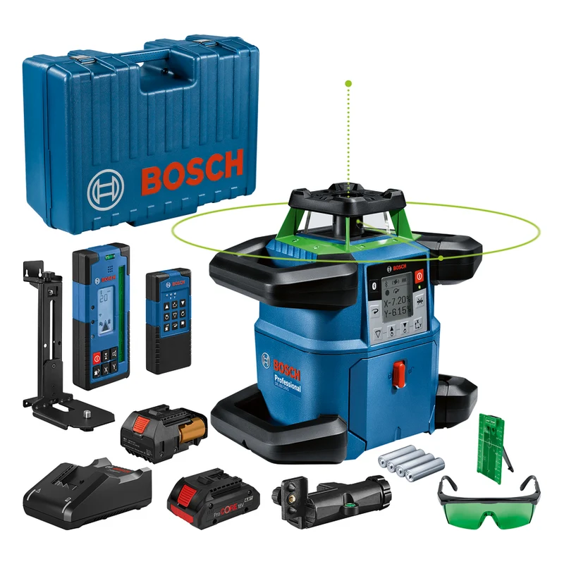 Bosch Professional GRL 650 CHVG Rotationslaser 1x Akku und Lader in Handwerkerkoffer (0601061V00)