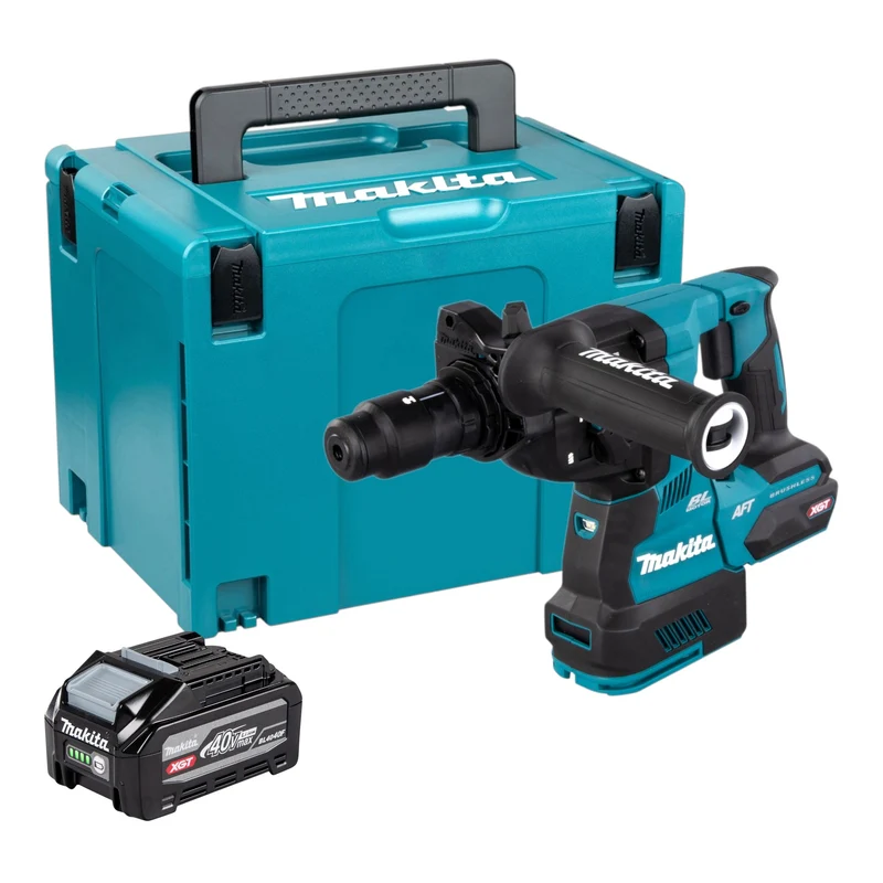 Makita HR 002 GU101 Akku Bohrhammer 40 V max. 2,9 J SDS plus Brushless + 1x Akku 4,0 Ah + Makpac - ohne Ladegerät