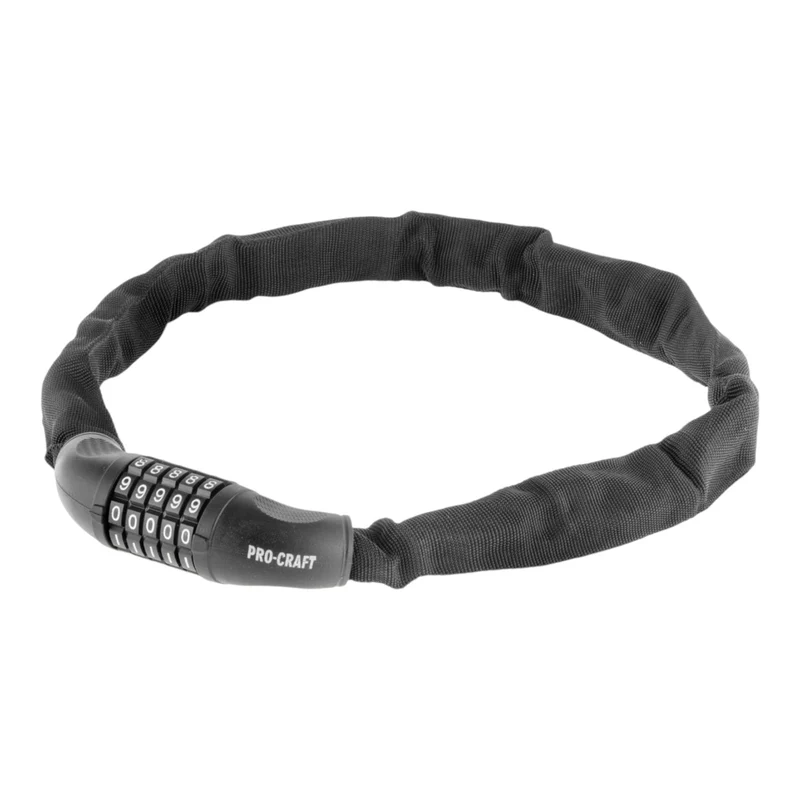 Procraft CH900.6C Fahrradschloss mit Zahlencode 900 mm