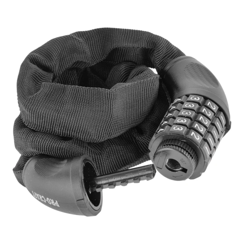 Procraft CH900.6C Fahrradschloss mit Zahlencode 900 mm