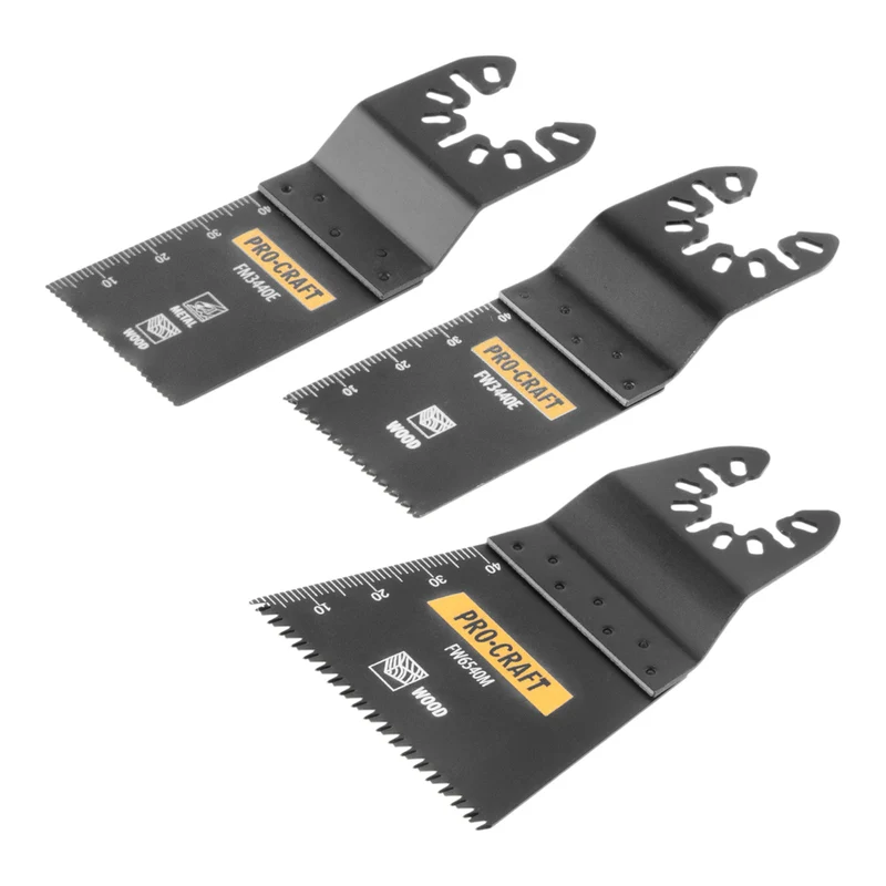 Procraft MB3 Sägeblatt Set 3 tlg. für oszillierende Multifunktionswerkzeuge