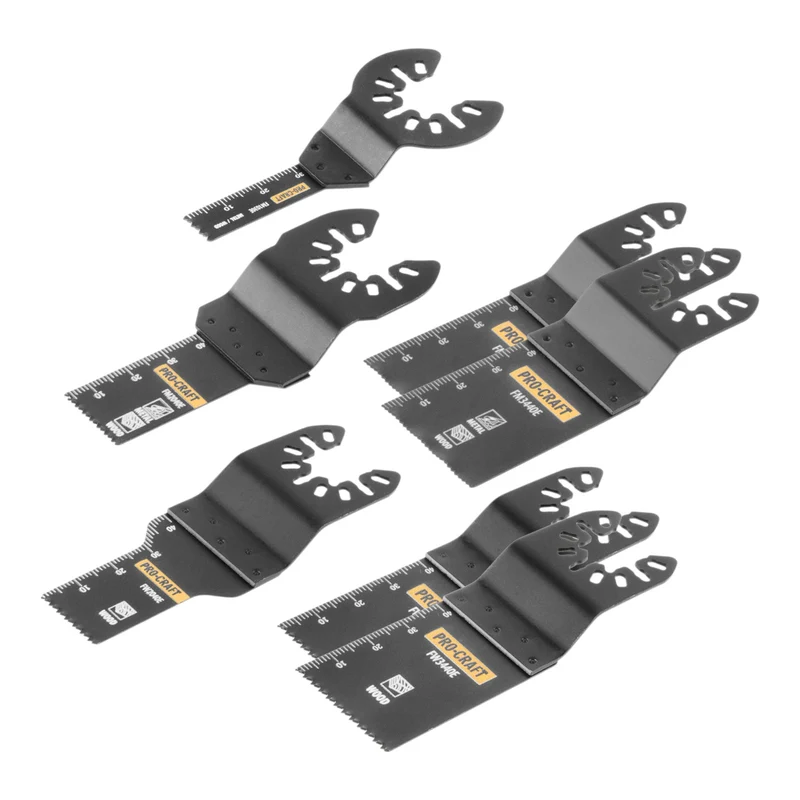 Procraft MB9 Universal Zubehör Set 9 tlg. für oszillierende Multifunktionswerkzeuge