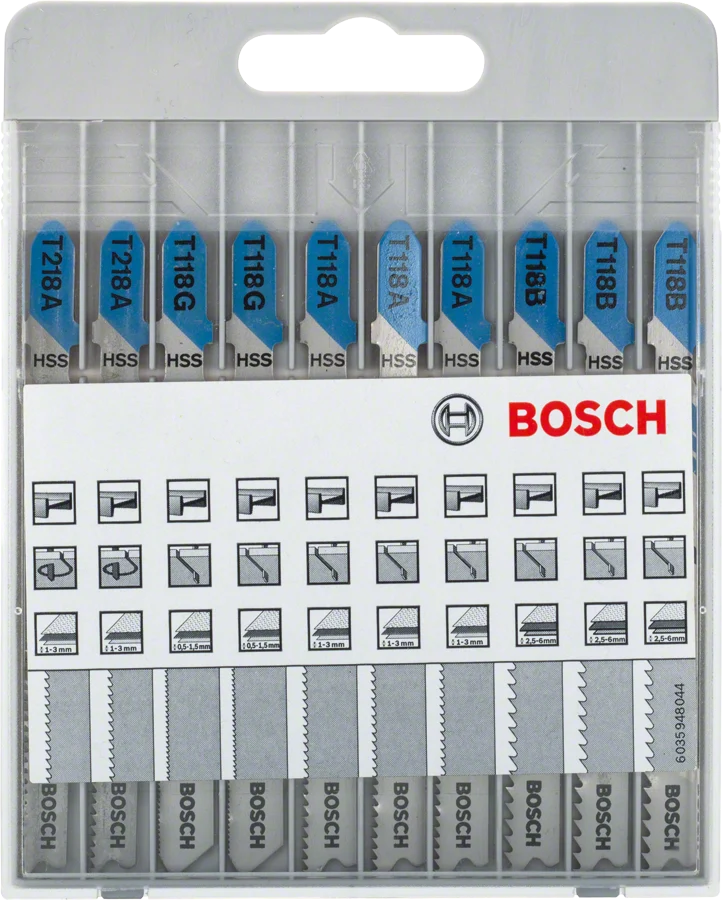Bosch Stichsägeblatt-Set X-Pro (Basic for Metal, 10 tlg. mit T-Schaft)