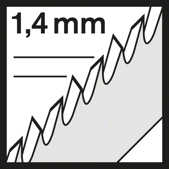 Bosch Stichsägeblatt T 101 AOF Special for Laminate, 3er-Pack