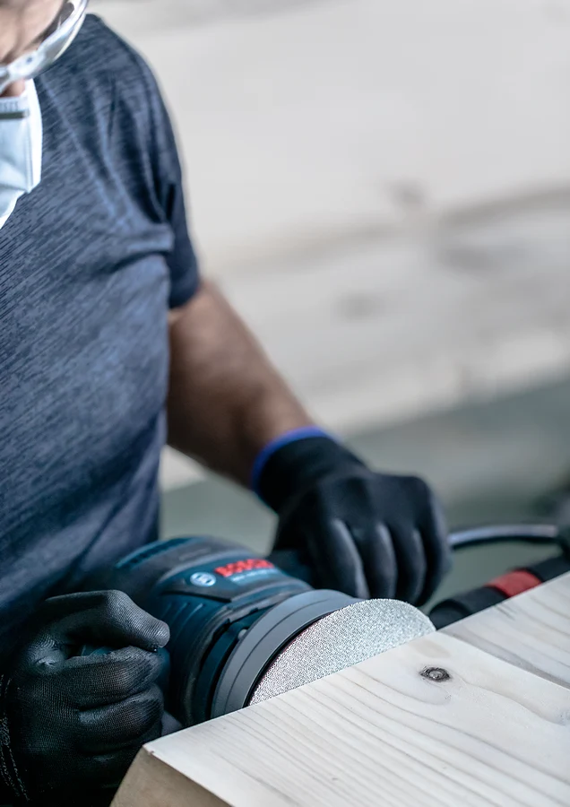 Bosch EXPERT M480 Schleifnetzscheibe Ø 125 mm (5er-Pack, für Exzenterschleifer, für Holz, Farbe, Trockenbauwände)