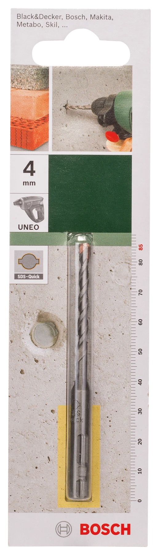 Bosch Uneo Bohrer für Beton/Stein SDS-Quick