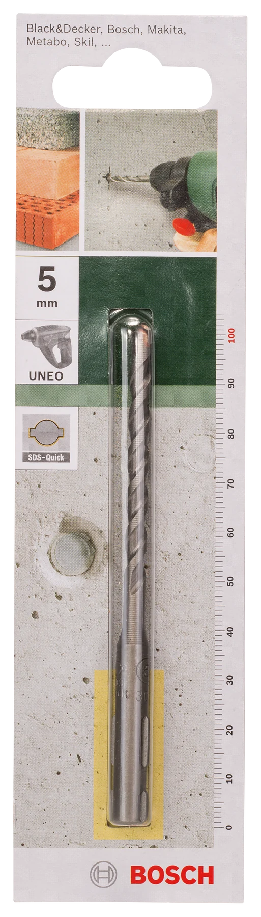 Bosch Uneo Bohrer für Beton/Stein SDS-Quick