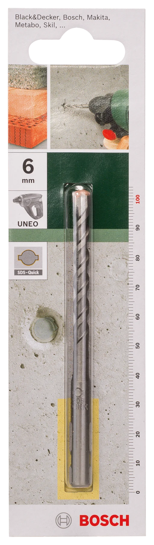 Bosch Uneo Bohrer für Beton/Stein SDS-Quick