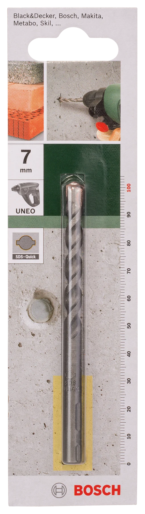 Bosch Uneo Bohrer für Beton/Stein SDS-Quick