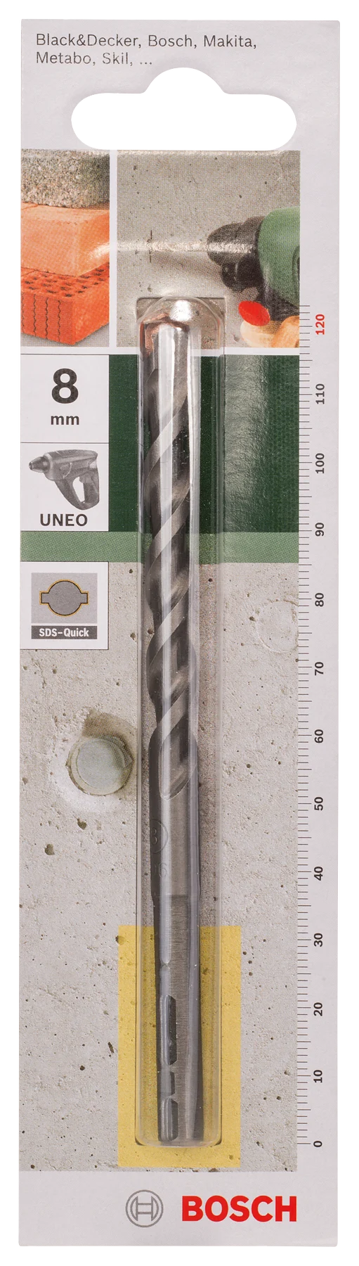 Bosch Uneo Bohrer für Beton/Stein SDS-Quick
