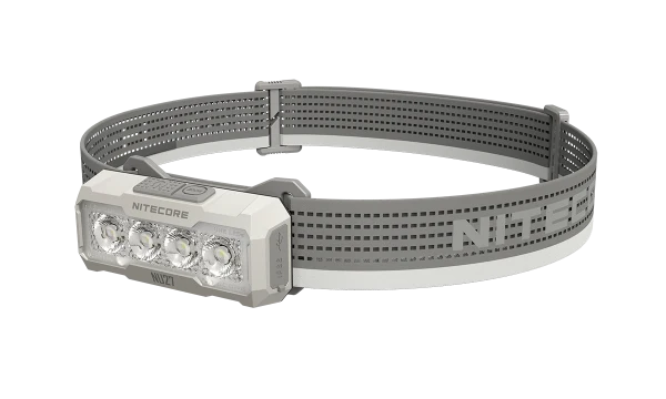 Nitecore NU27 Stirnlampe weiß mit mehreren Farbtemperaturen, MCT UHE LEDs, ultraleicht, 600 Lumen, dreidimensionales Flächen-Licht