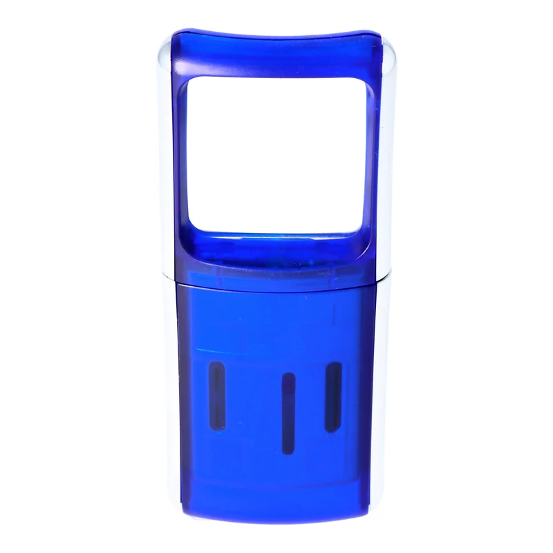 AccuCell Lupe mit LED-Beleuchtung und 3fach Vergrösserung Farbe Blau, inklusive 2 CR1130 Lithium Batterien