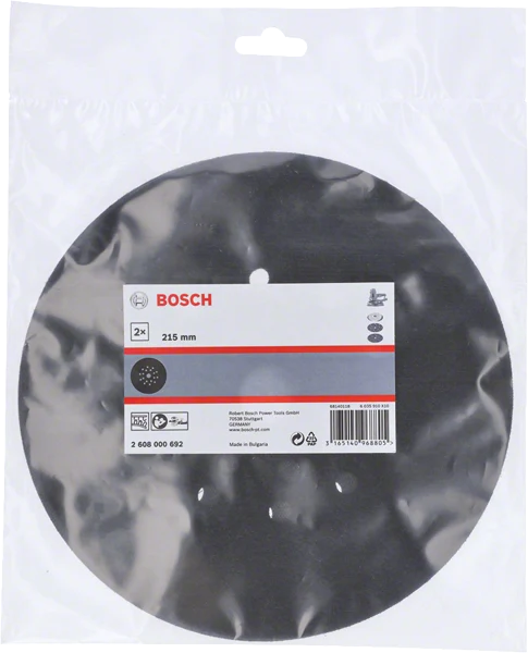 Bosch Schleiftellerschoner / Zwischenscheibe Ø 215 mm 2 Stk.