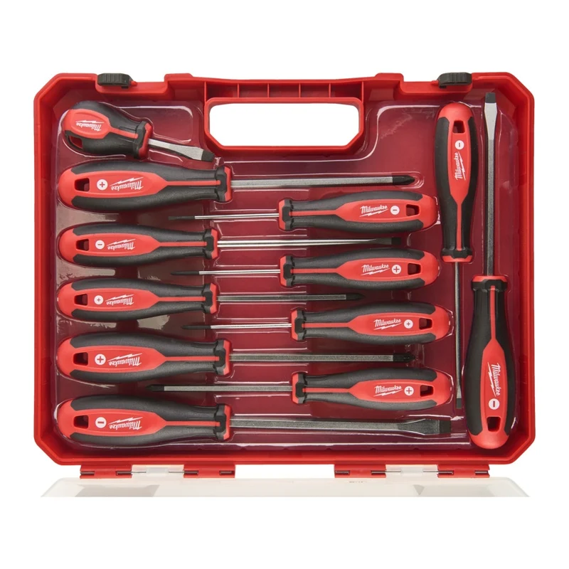 Milwaukee 12-teiliges Set PH/PZ/SL Schraubendreher Tri-Lobe