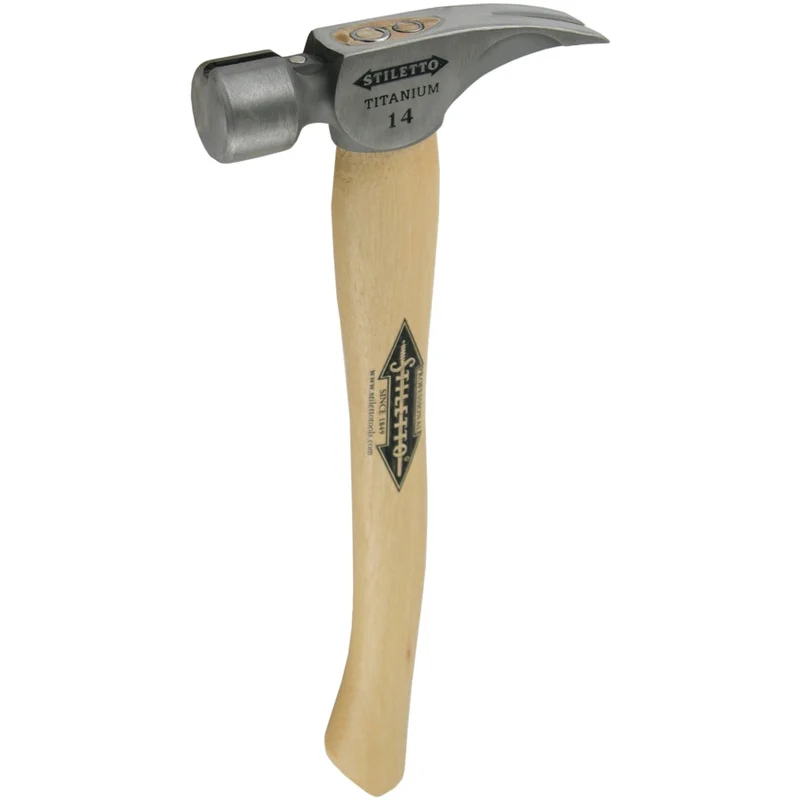 Milwaukee Ti14SC-H16, 406 mm lang, glatt Titanhammer m. Hickorystiel Stiletto