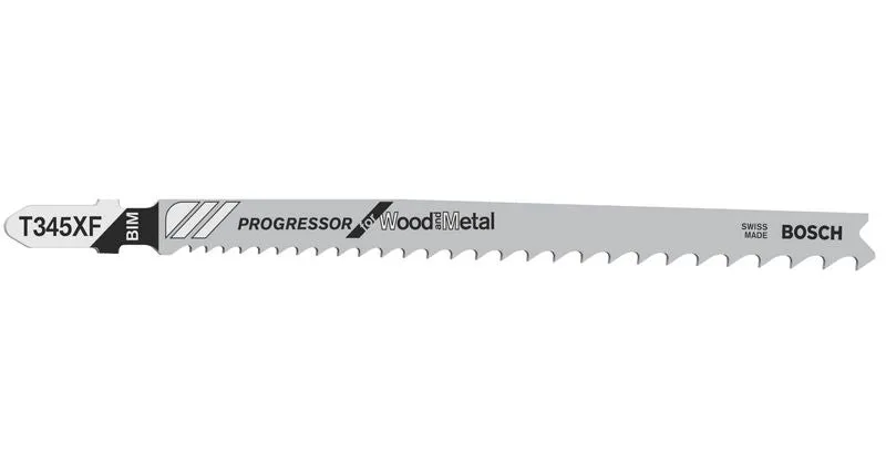 Bosch PRO Multi Material thick and thin T345XF Stichsägeblatt, 132 mm, 25-tlg.