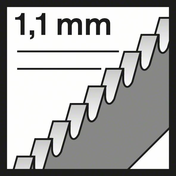 Bosch PRO Metal Sandwich T1018AFP Stichsägeblatt, 250 mm, 3-tlg.