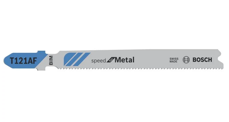 Bosch Stichsägeblatt T 121 AF Speed for Metal, 5er-Pack, Bleche