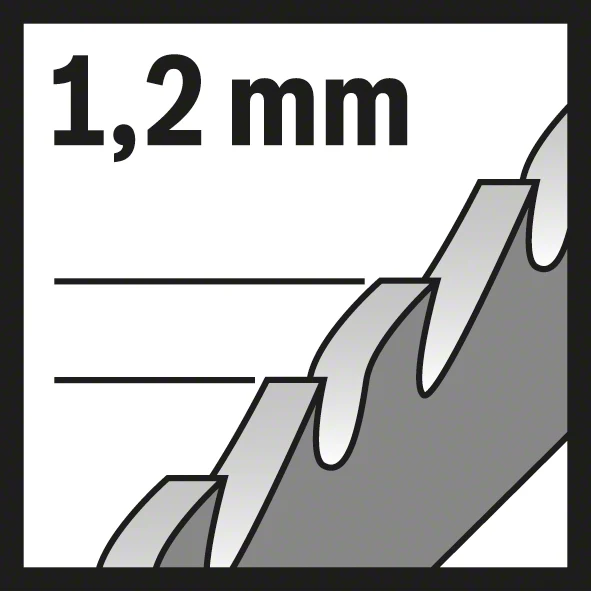 Bosch Stichsägeblatt T 121 AF Speed for Metal, 5er-Pack, Bleche