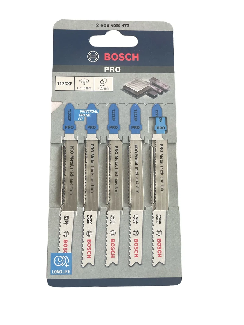 Bosch PRO Stichsägeblatt T 123 XF Metal thick and thin 5 Stk. (2608638473)