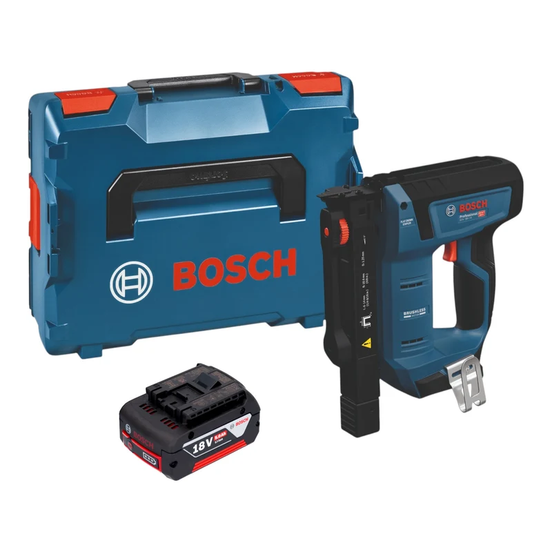 Bosch GTH 18V-14 Akku Holzklammerer 18 V 10,6 x 6 - 14 mm Brushless + 1x Akku 5,0 Ah + L-Boxx - ohne Ladegerät