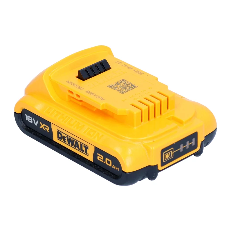 DeWalt DCB 183 D2 Akku Set 18 V 2,0 Ah / 2000 mAh Li-Ion 2 Stück - mit Ladestandanzeige