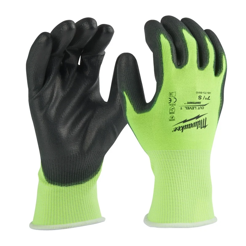 Milwaukee Schnittschutzhandschuhe Klasse 1 Hi-Vis