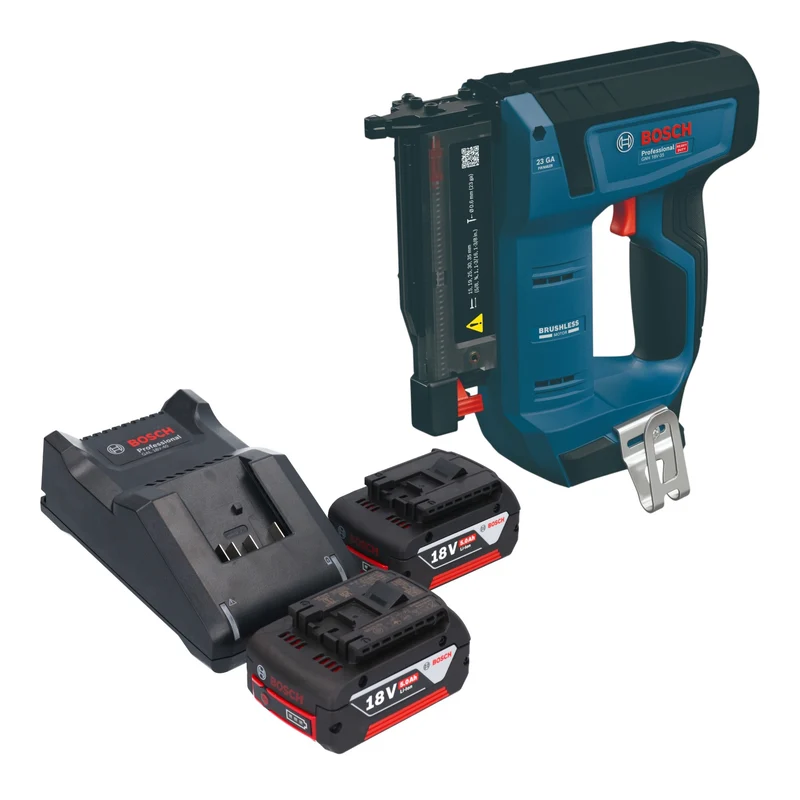 Bosch GNH 18V-35 Akku Holznagler 18 V 0,6 x 15 - 35 mm Brushless + 2x Akku 5,0 Ah + Ladegerät