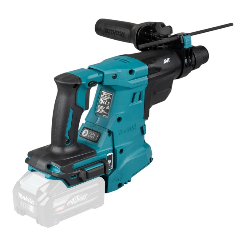 Makita HR 011 GT201 Akku Kombihammer 40 V max. 3,3 J SDS plus Brushless + 2x Akku 5,0 Ah + Ladegerät + Makpac