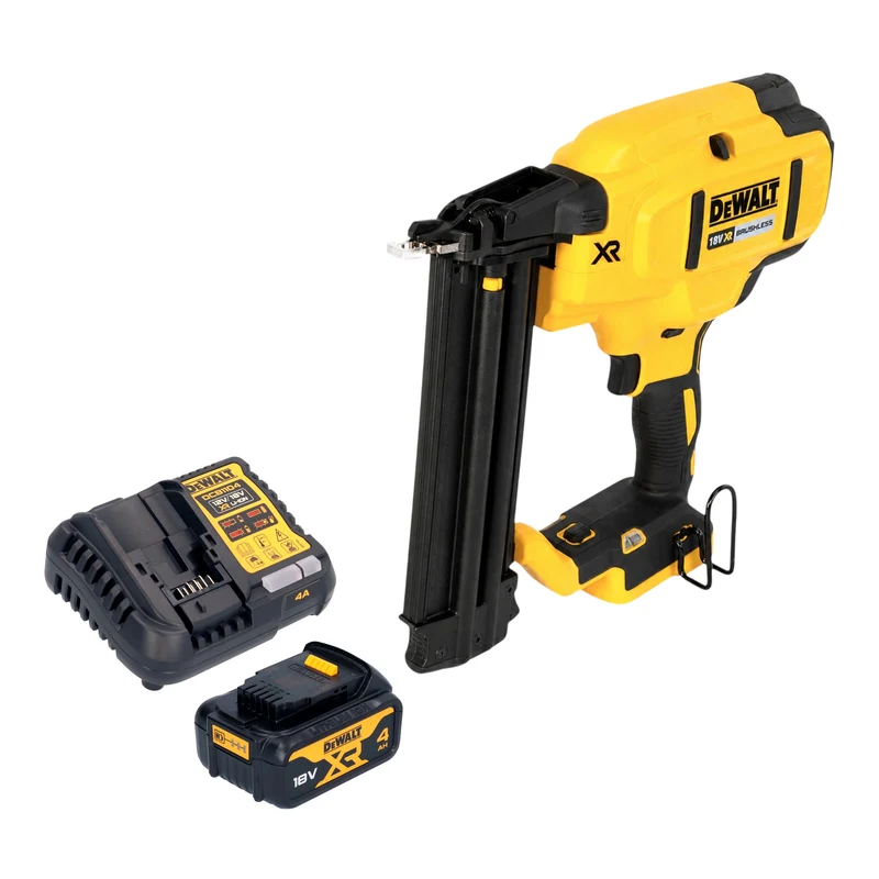 DeWalt DCN 680 M1 Akku Nagler 18 V 15 - 54 mm Brushless + 1x Akku 4,0 Ah + Ladegerät