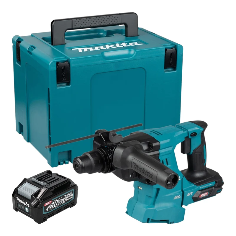 Makita HR 011 GM101 Akku Kombihammer 40 V max. 3,3 J SDS plus Brushless + 1x Akku 4,0 Ah + Makpac - ohne Ladegerät