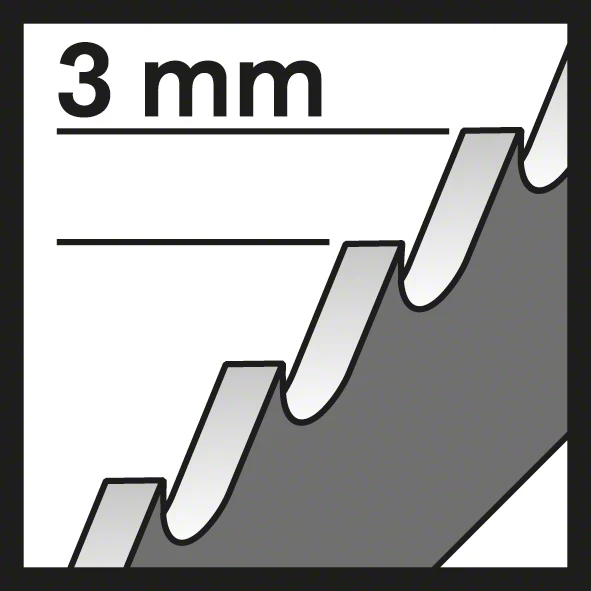 Bosch PRO Stichsägeblatt T127D (100 mm, Schnitte in Alu 5 tlg.)
