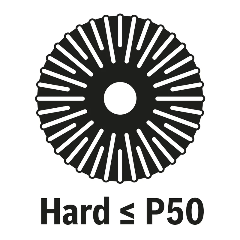 Bosch PRO Backing Pad hart, 125 mm, M14, hart
