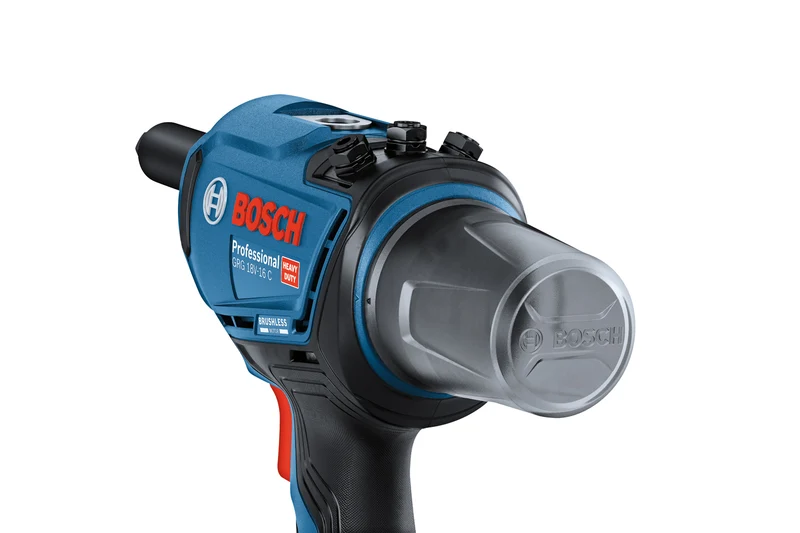 Bosch Akku-Nietpistole GRG 18V-16 C (Niet-Ø: 3 - 6,4 mm, Max. Zugkraft: 16000 N, Hublänge: 0 - 25 mm, ohne Akku in L-BOXX 136)