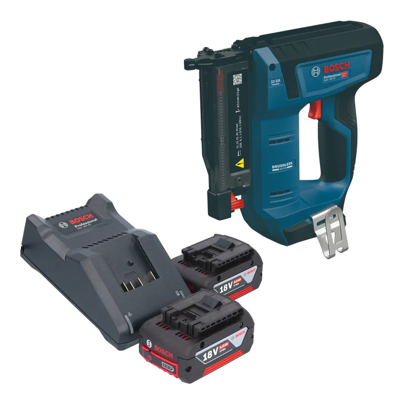 Bosch GNH 18V-35 Akku Holznagler 18 V 0,6 x 15 - 35 mm Brushless + 2x Akku 4,0 Ah + Ladegerät