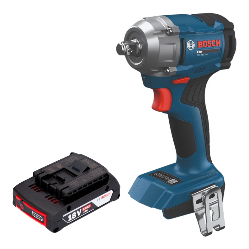 Bosch GDS 18V-350 Professional Akku Drehschlagschrauber 18 V 350 Nm 1/2" Brushless + 1x Akku 2,0 Ah - ohne Ladegerät