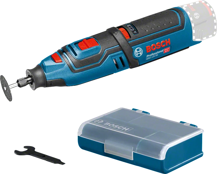 Bosch Professional GRO 12V-35 Akku-Rotationswerkzeug ohne Akku/Lader