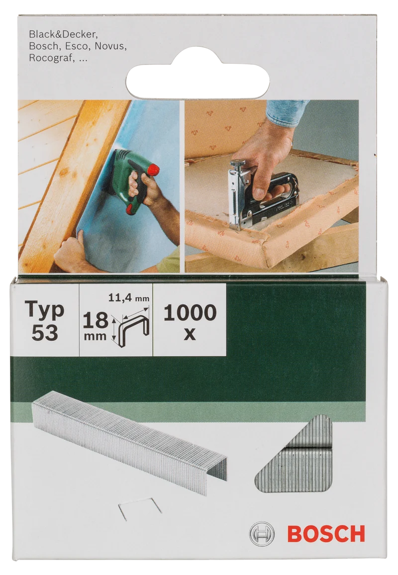 Bosch Flachdrahtklammer Typ 53, Breite 11,4 mm