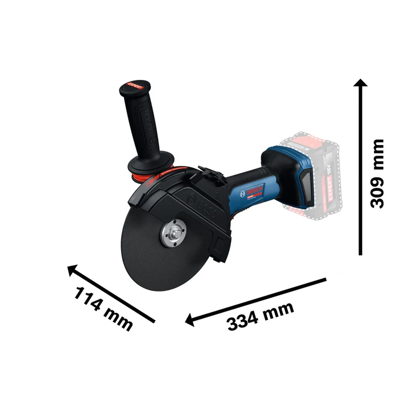 Akku-Winkelschleifer EXWS18V-180P