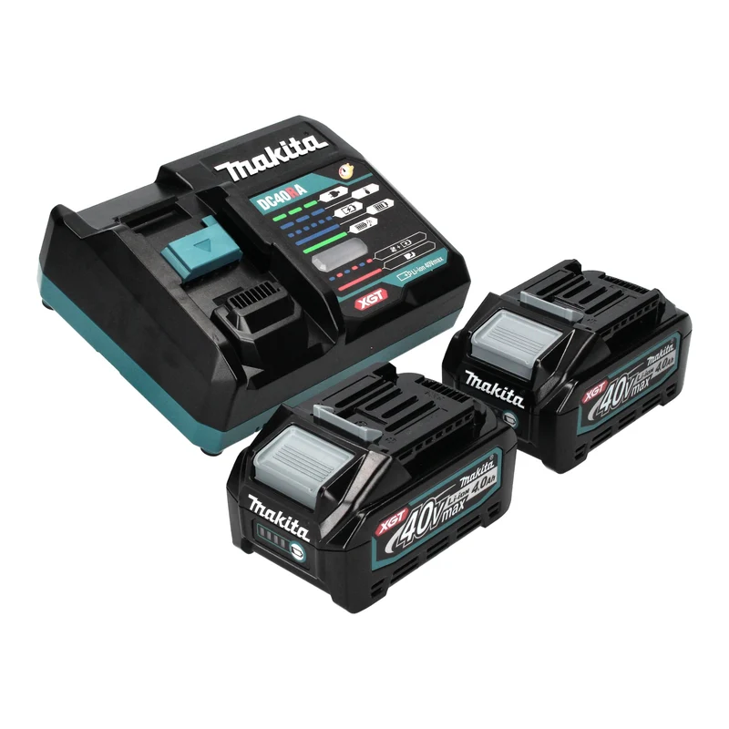 Makita HR 002 GM201 Akku Bohrhammer 40 V max. 2,9 J SDS plus Brushless + 2x Akku 4,0 Ah + Ladegerät + Makpac