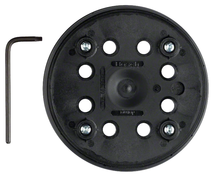Bosch Schleifteller mittelhart mit Klett Ø 125 mm (für Exzenterschleifer PEX 270 A / PEX 270 AE)