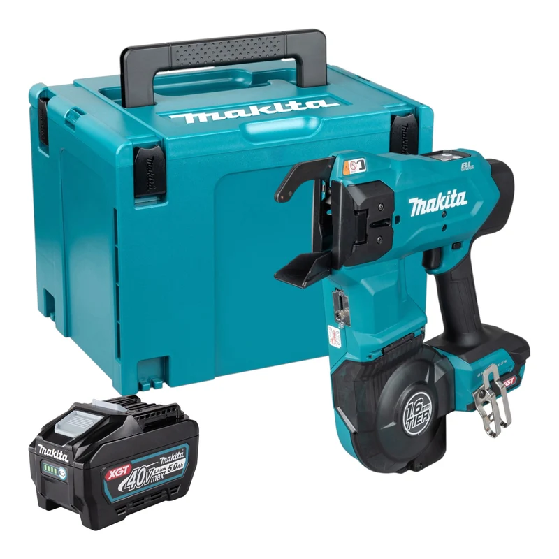 Makita TR 001 GT1 Akku Bewehrungsverbinder 40 V max. 1,6 mm Brushless + 1x Akku 5,0 Ah + Makpac - ohne Ladegerät