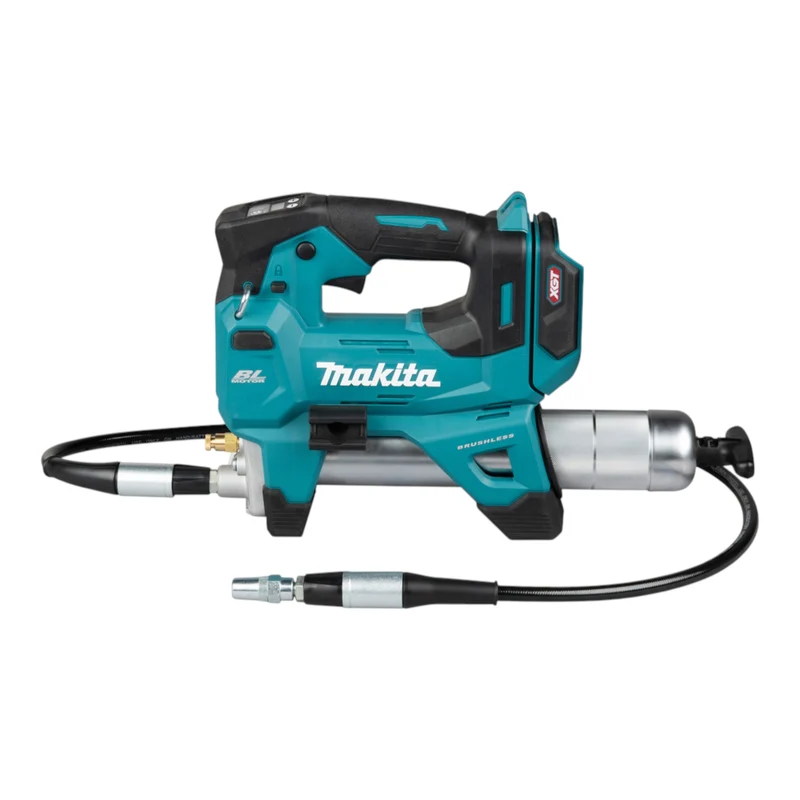 Makita GP 001 GT201 Akku Fettpresse 40 V max. 690 bar Brushless + 2x Akku 5,0 Ah + Ladegerät