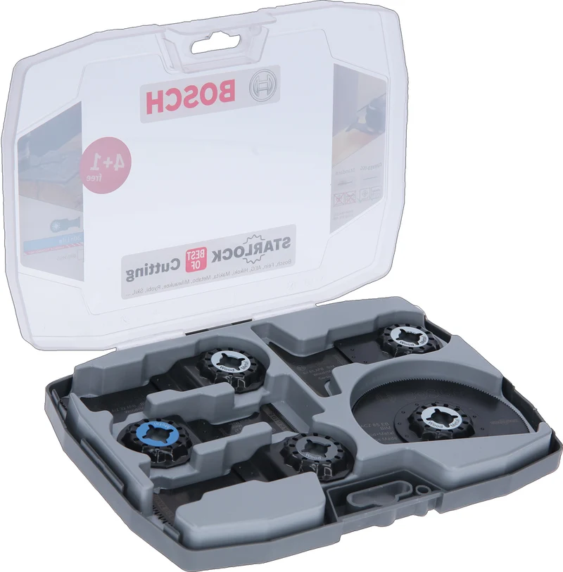 Bosch Starlock Best of Cutting Set 5-tlg. (Holz & Metall, AIZ 32 AT, AIZ 32 BSPB, AIZ 32 APB, AII 65 APB, ACZ 85 EB)