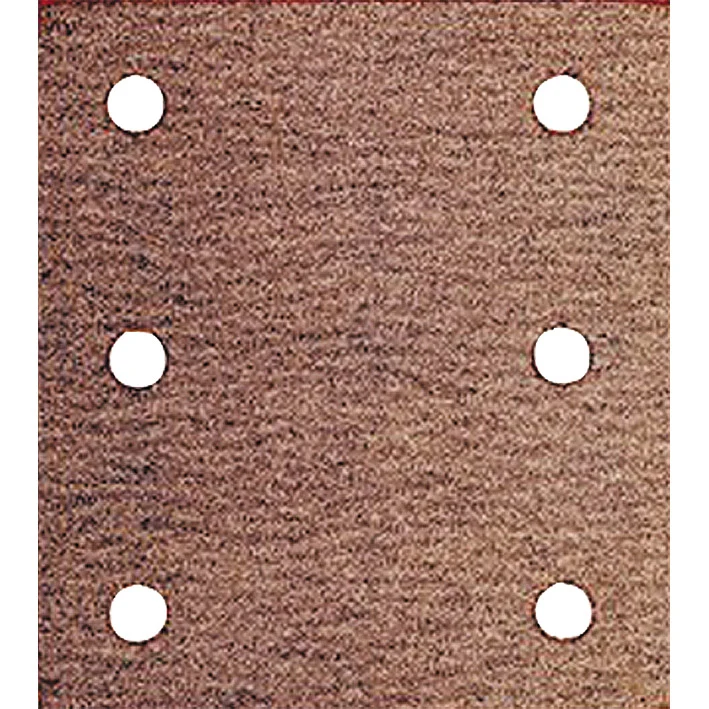 Schleifpapier / Klett, 6 Loch